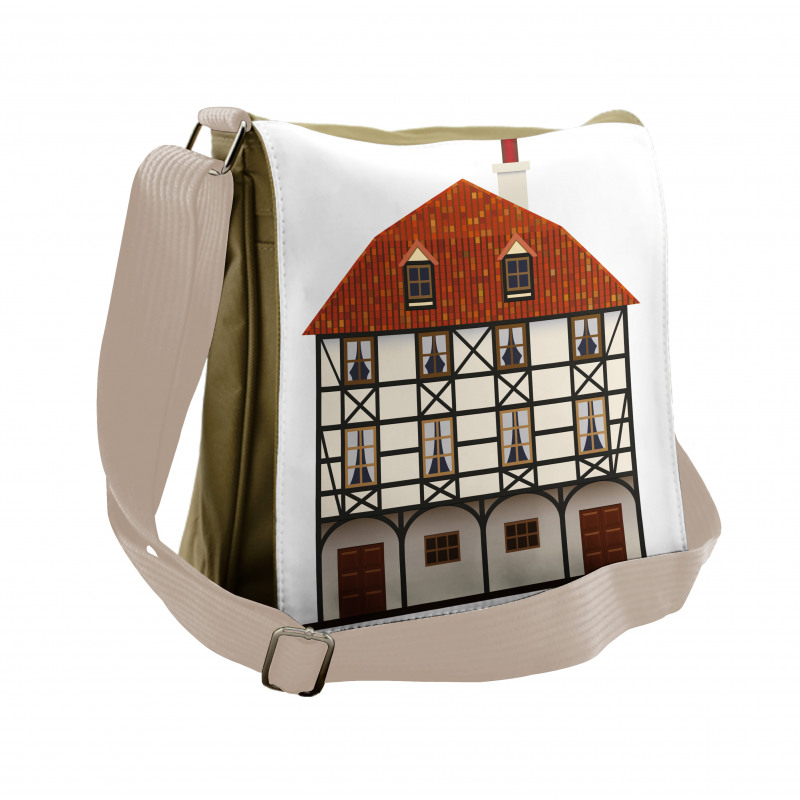 Traditional Cottage Messenger Bag