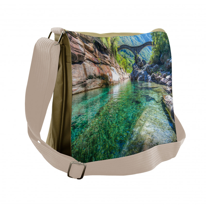 Double Arched Bridge Messenger Bag