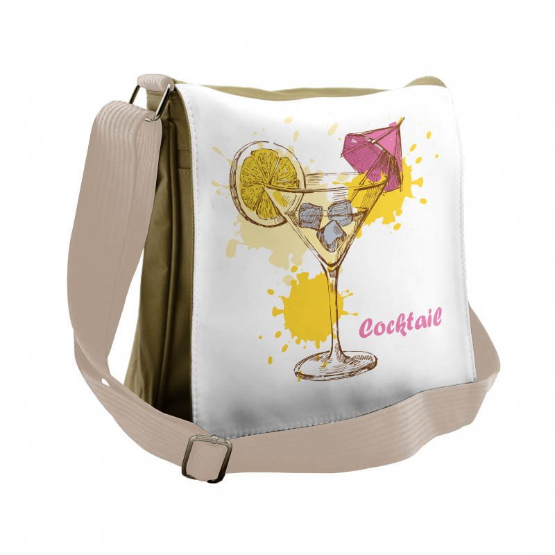 Vodka Martini Lemon Messenger Bag