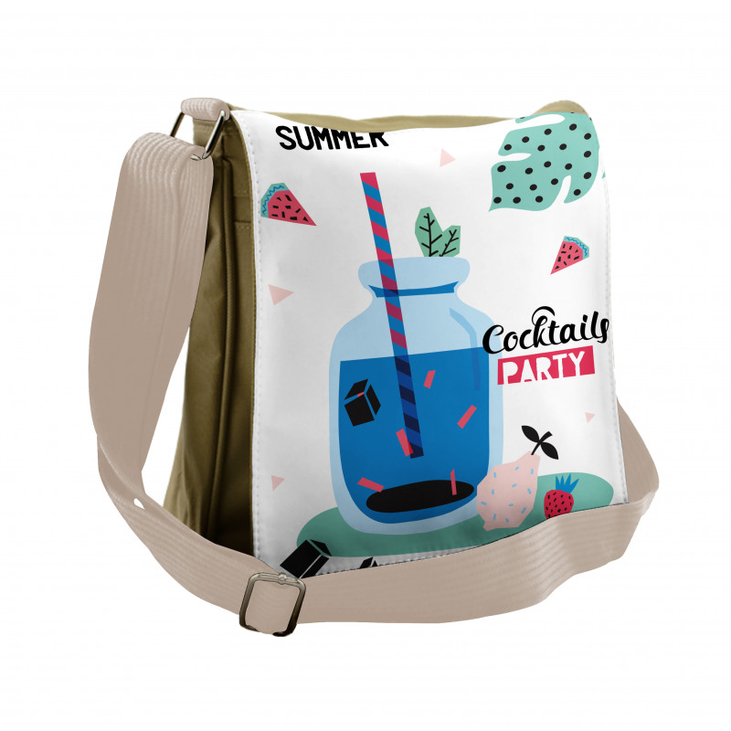 Hello Summer Artwork Messenger Bag