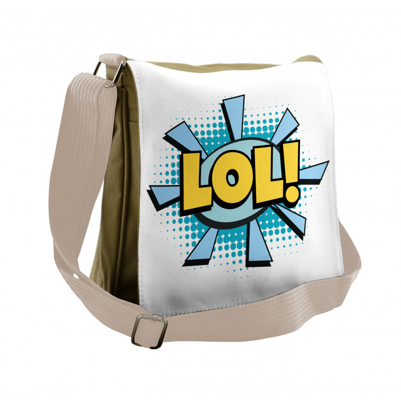 Comic Word Exclamation Mark Messenger Bag