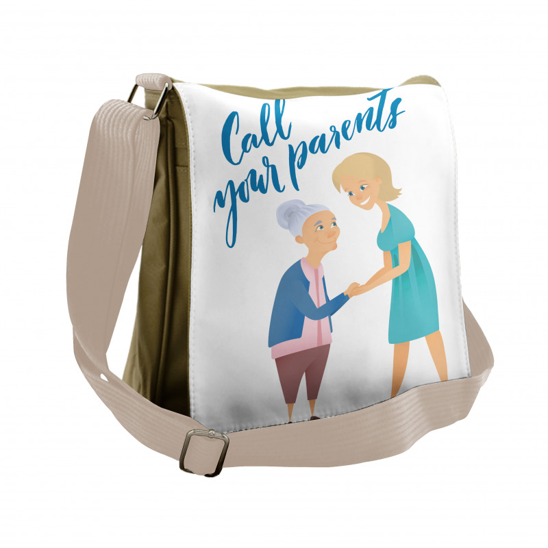 Woman and Mother Design Messenger Bag