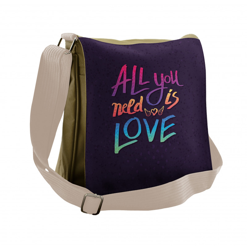 Rainbow Colors Messenger Bag