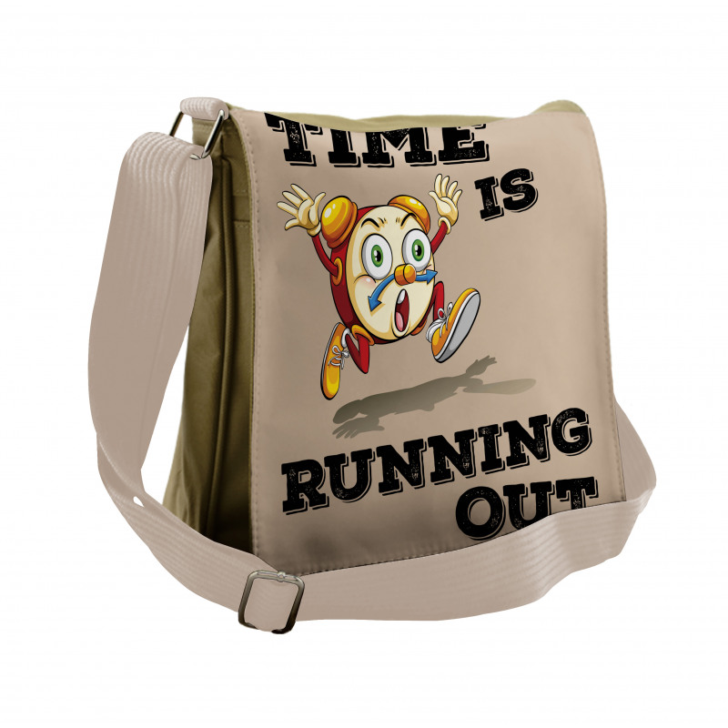 Crazy Funny Alarm Clock Messenger Bag