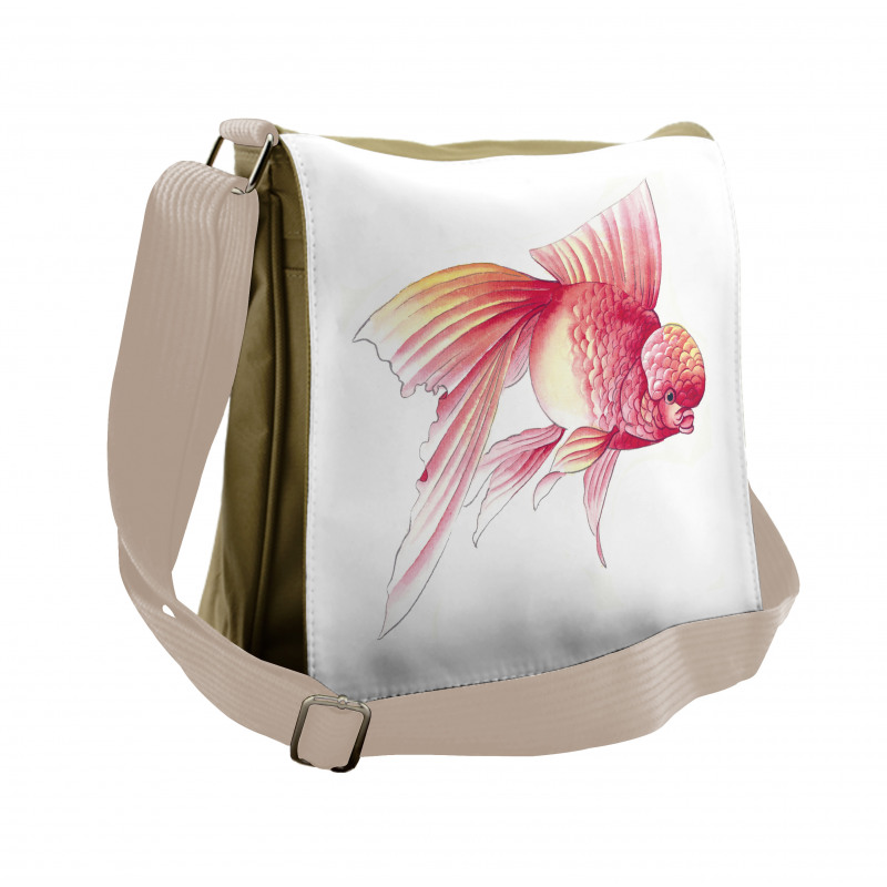 Watercolored Sea Animal Messenger Bag