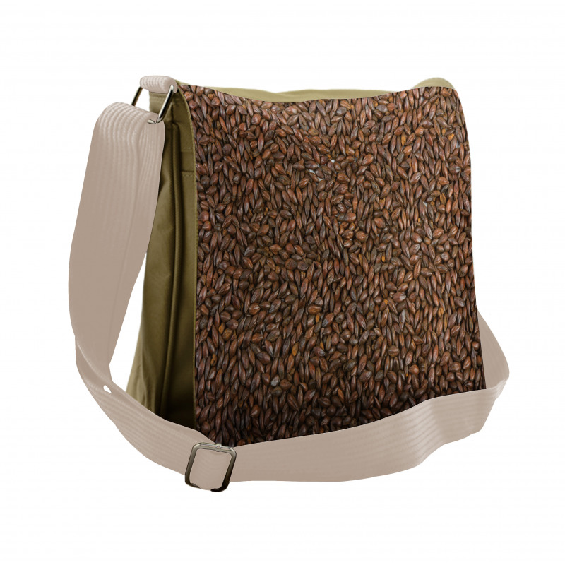 Chocolate Malt Barley Messenger Bag