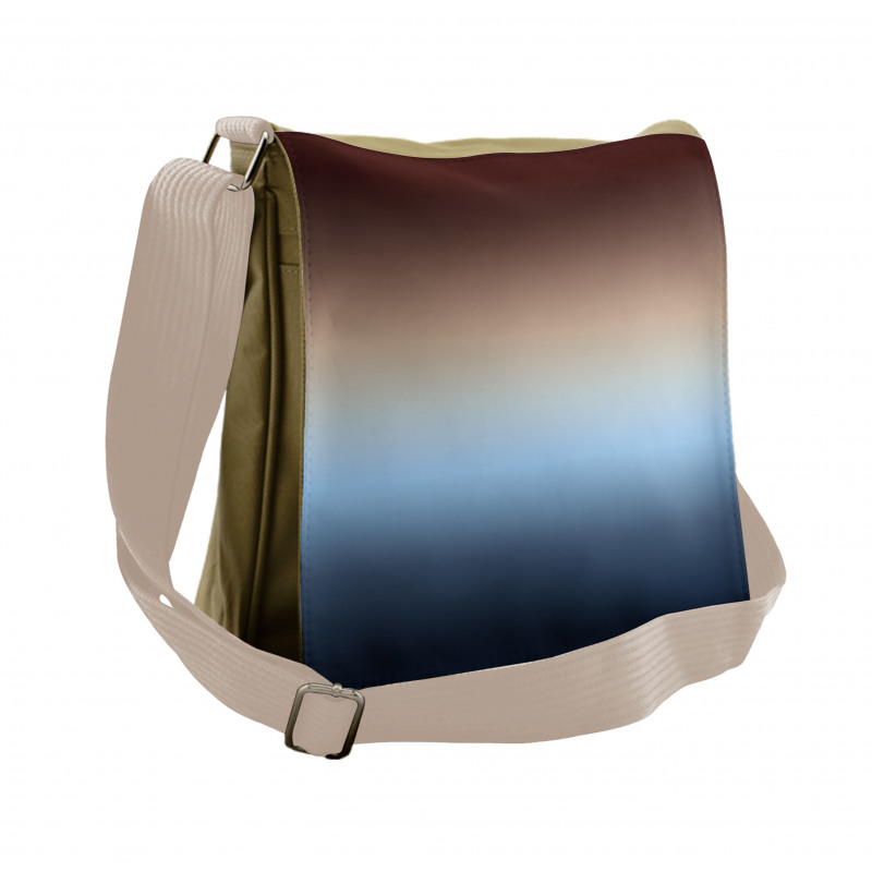 Gradual Color Change Modern Messenger Bag