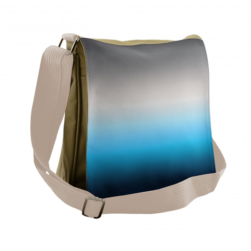 Abstract Color Change Pattern Messenger Bag