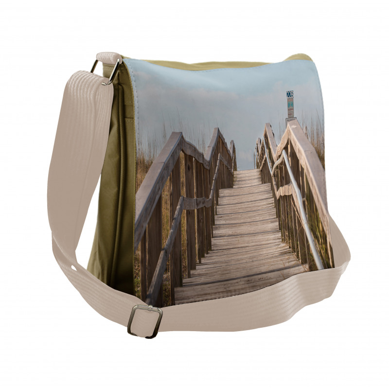 Boardwalk Dunes Oats Messenger Bag