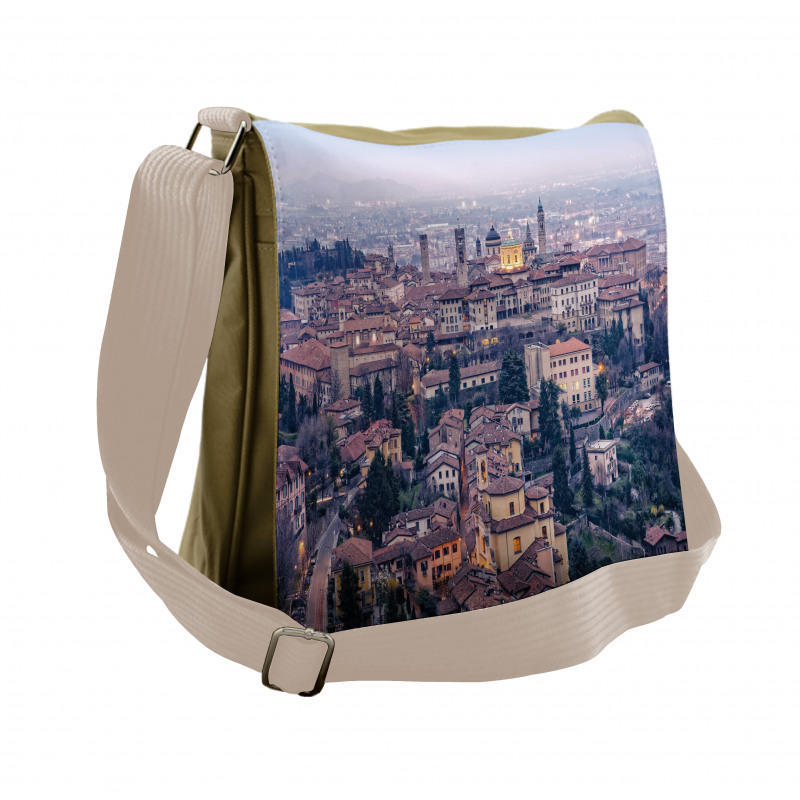 Bergamo Cityscape Messenger Bag