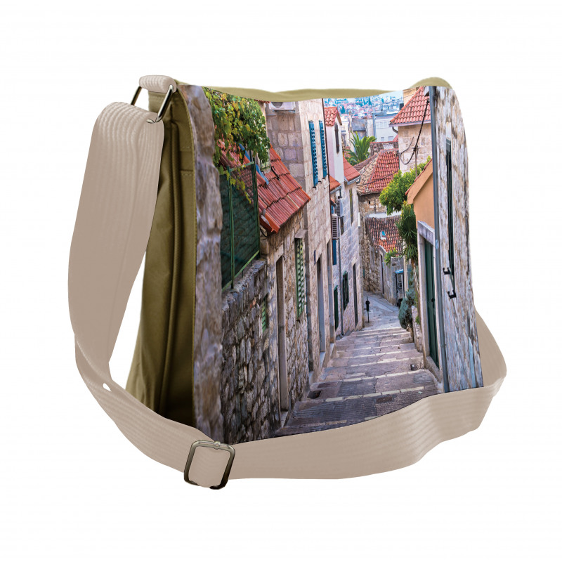 Stone Street Split Messenger Bag