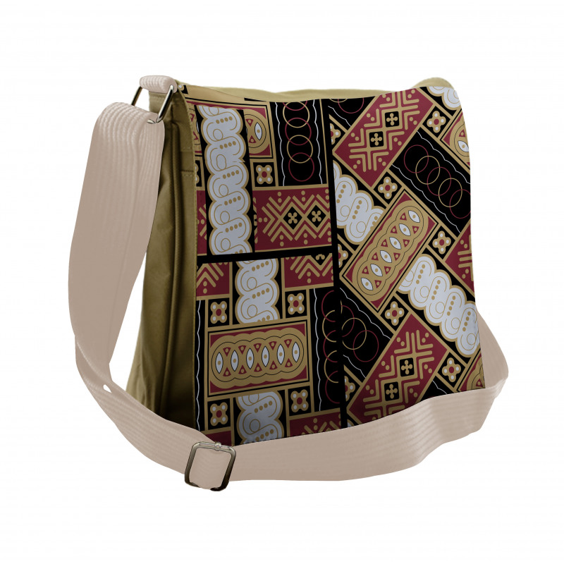 Javanese Geometrical Motif Messenger Bag