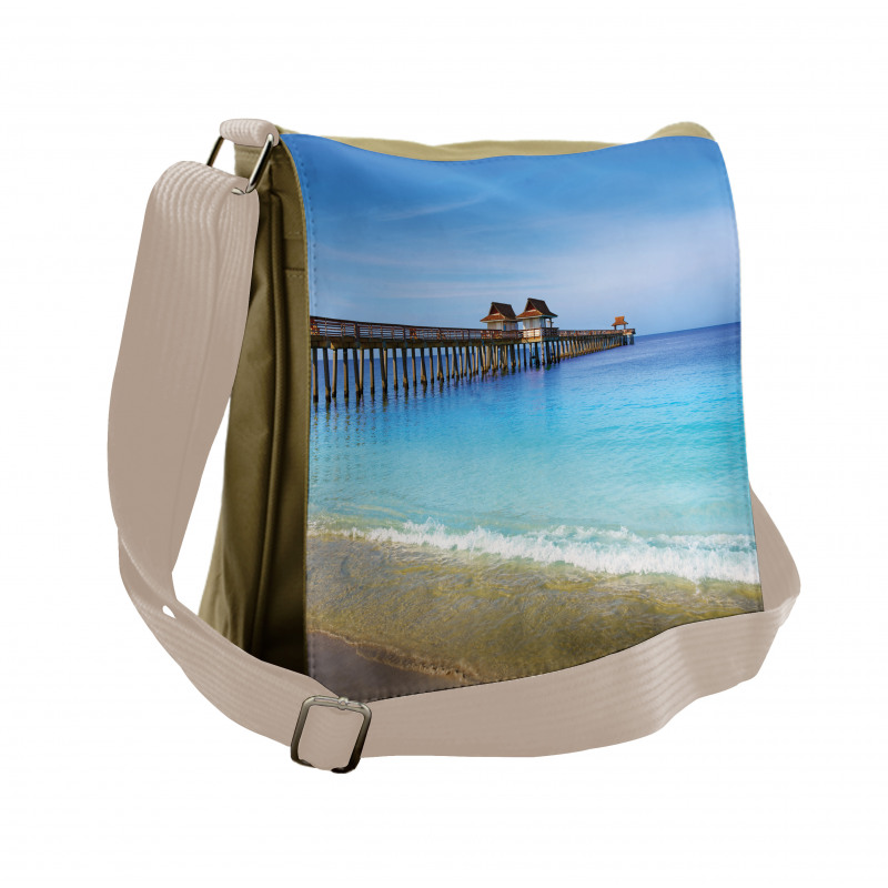 Florida Beach Sunny Day Ocean Messenger Bag