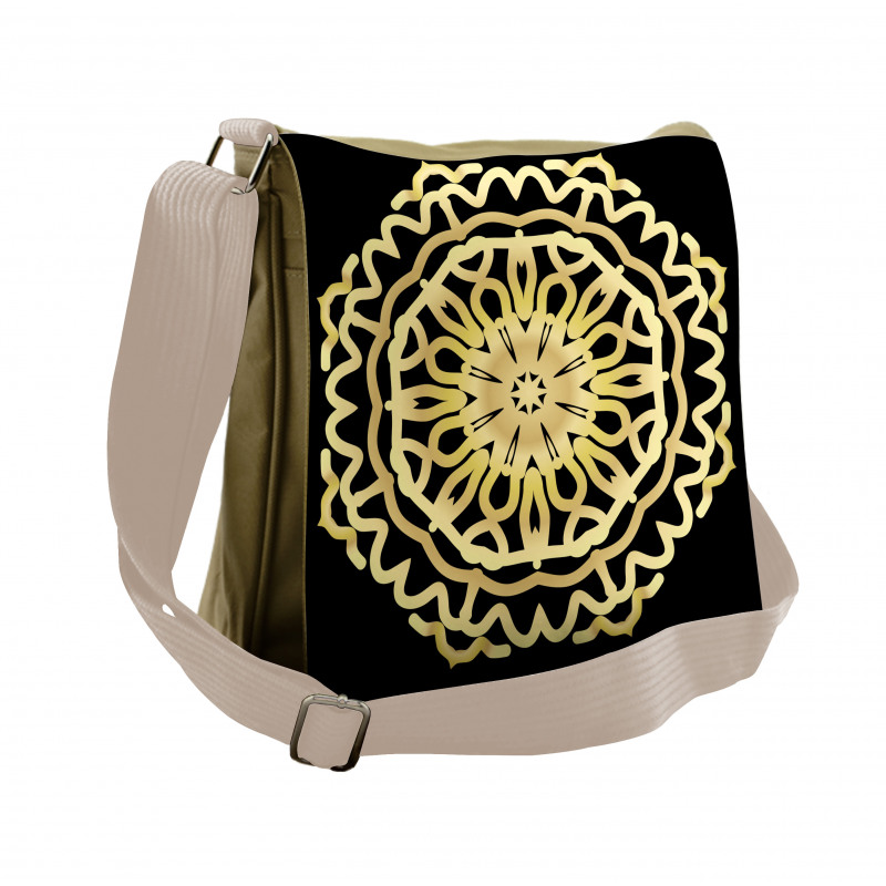 Modern Simplistic Mandala Messenger Bag