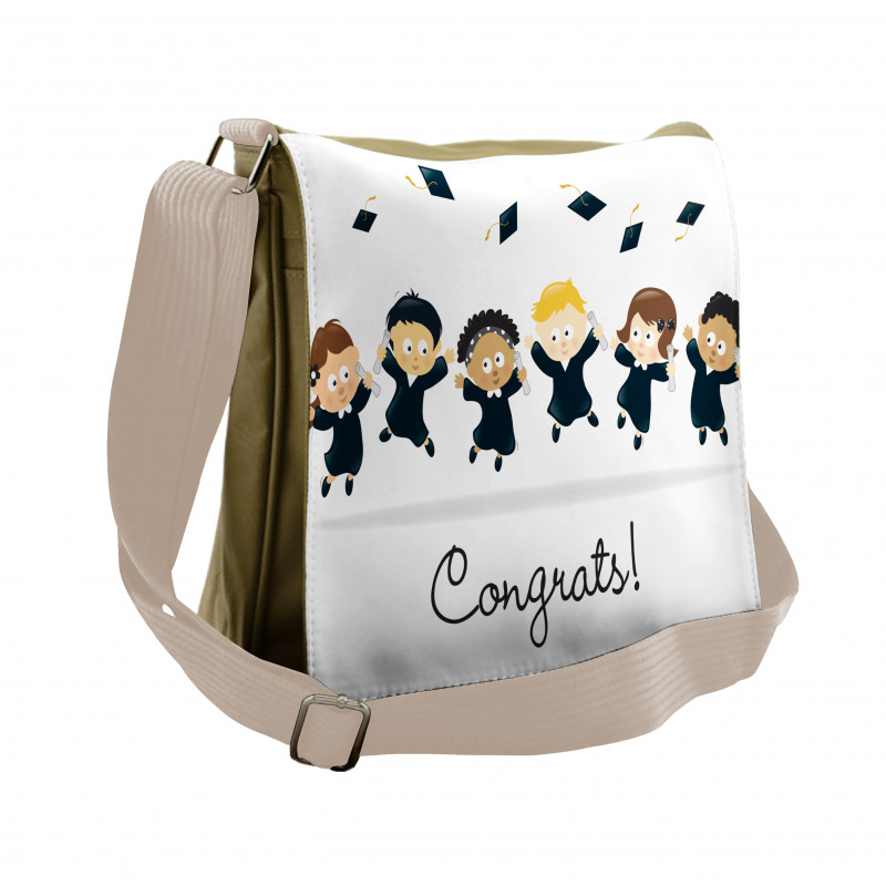 Congrats Children School Messenger Bag