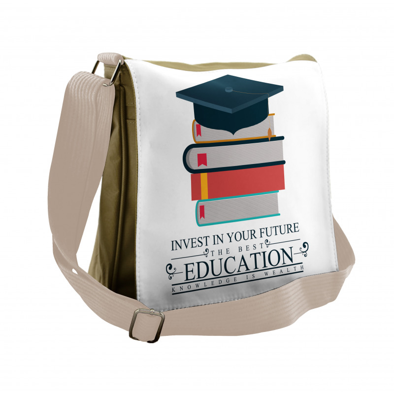 Education Inspirational Messenger Bag