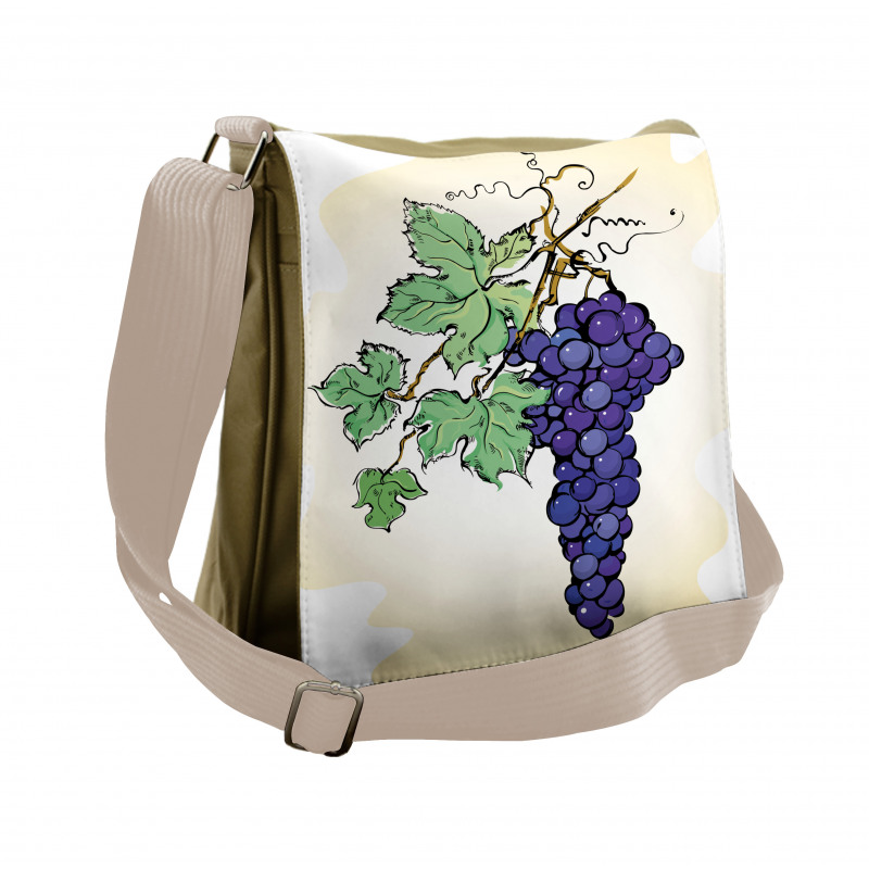 Concorde Fruits with Leaves Messenger Bag