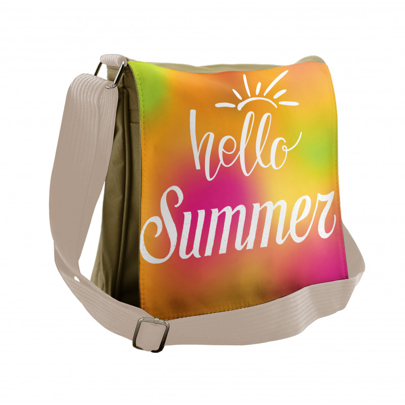 Abstract Colorful Summer Messenger Bag