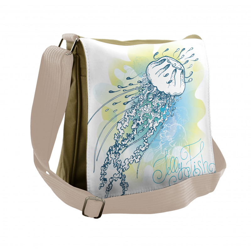 Lettering Magic Tropical Messenger Bag