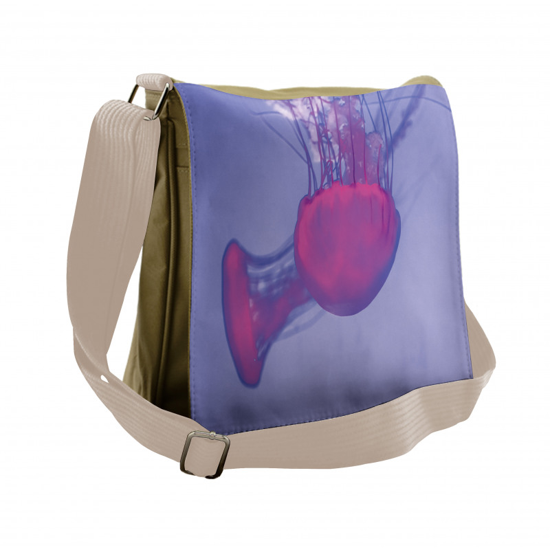 Sea Creature Beauty Float Messenger Bag