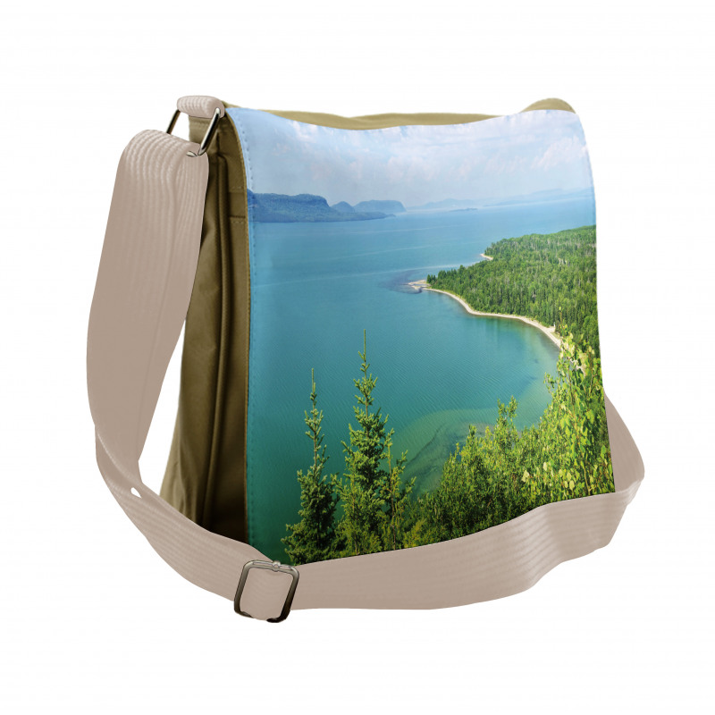 Lake Superior Panoramic Messenger Bag