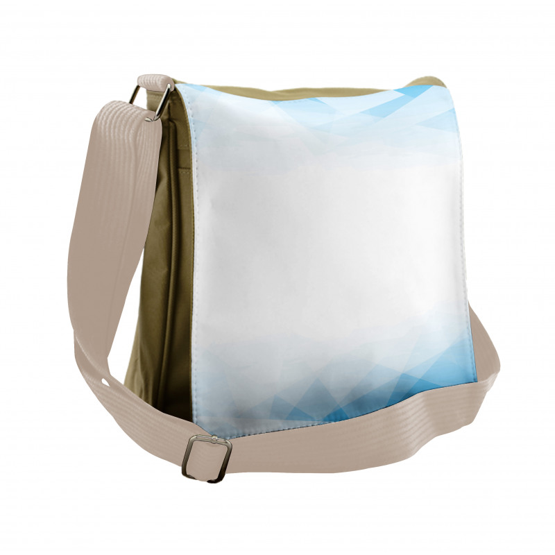 Techno Geometric Futuristic Messenger Bag