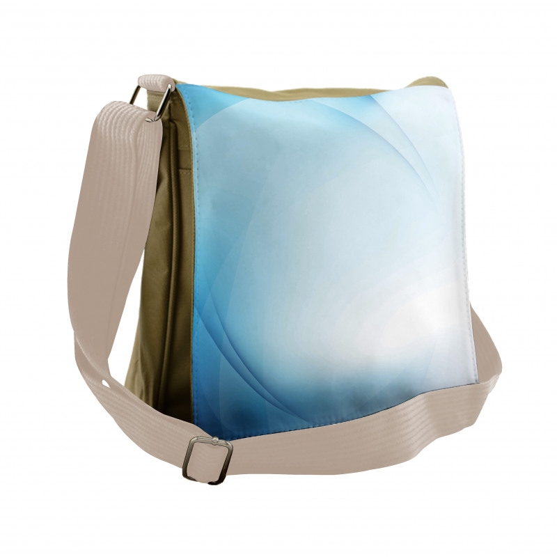 Beam Effect Abstract Modern Messenger Bag