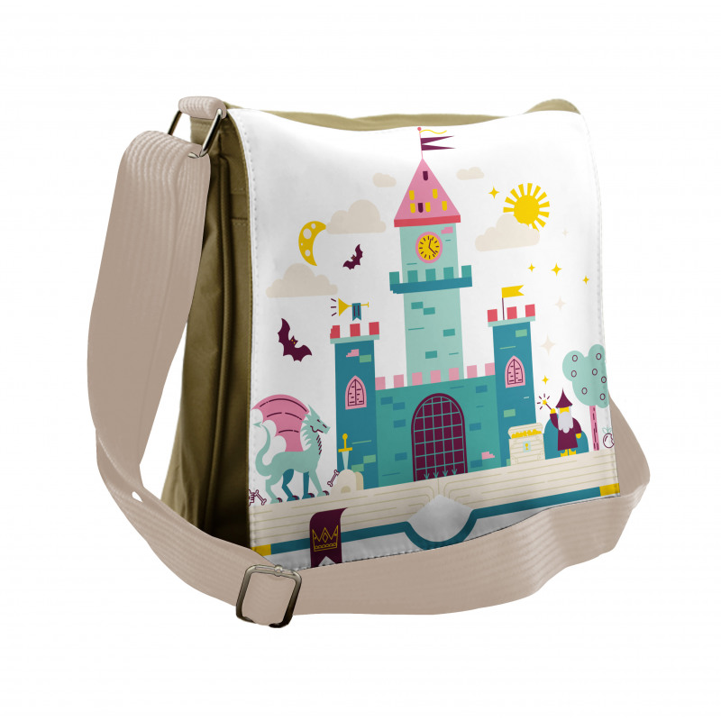 Children Theme Magic Kingdom Messenger Bag