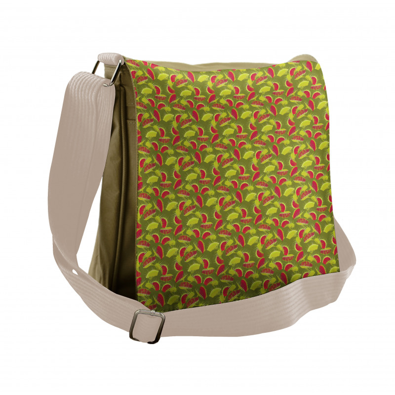 Endemic Flower Botany Art Messenger Bag