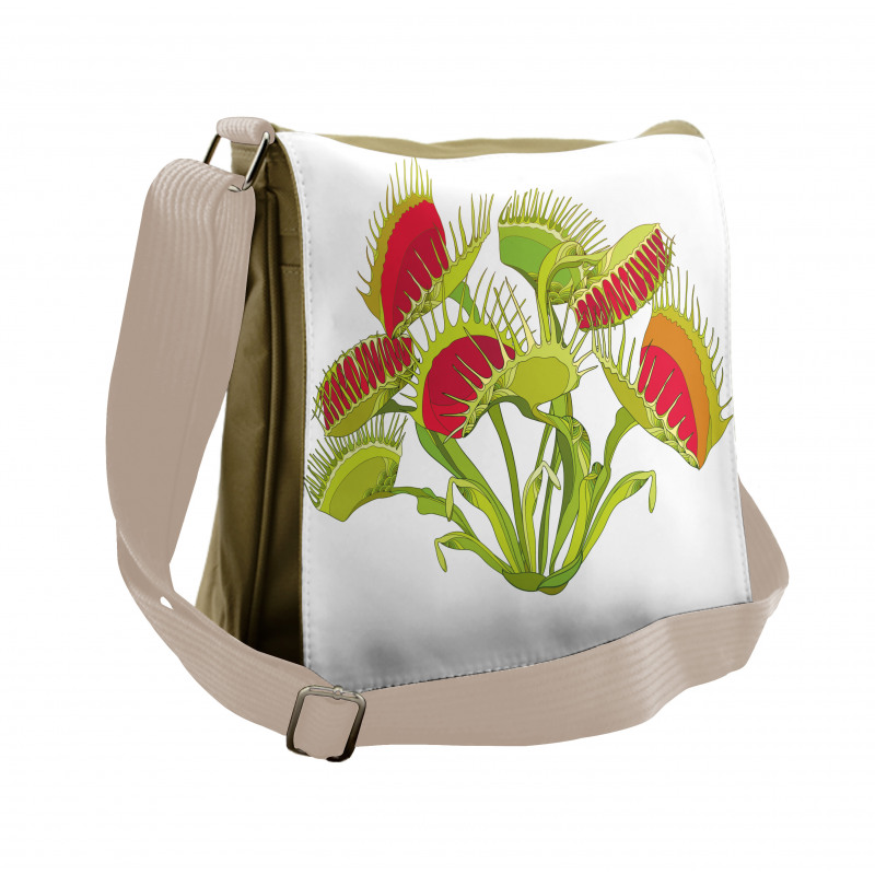 Bouquet of Venus Flytrap Messenger Bag