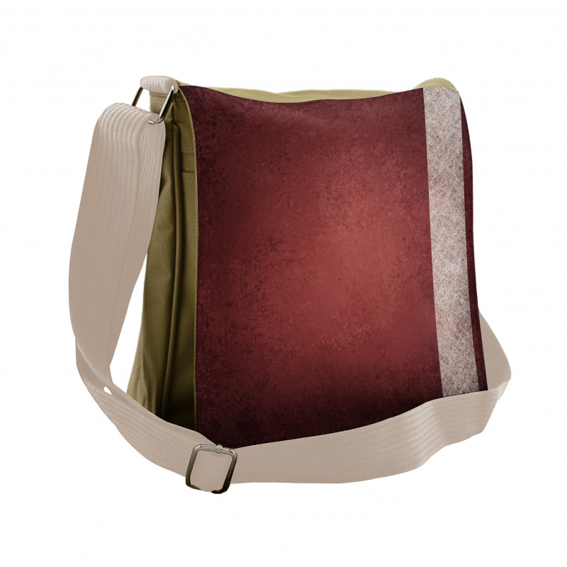 Ombre Effect Grungy Ground Messenger Bag