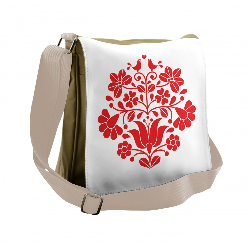 Kalocsa Pattern Boho Blooms Messenger Bag