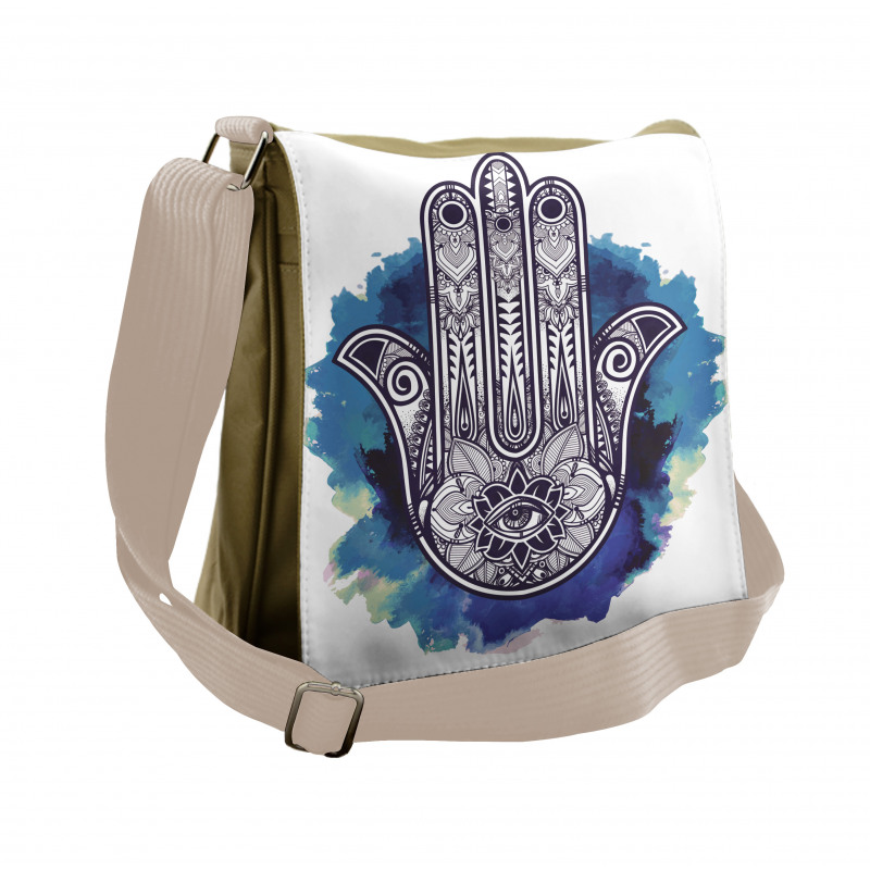 Culture Motif Creative Art Messenger Bag