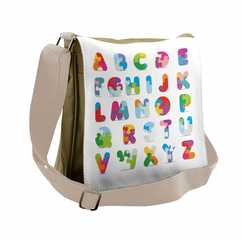 Alphabet Letters Fun Messenger Bag