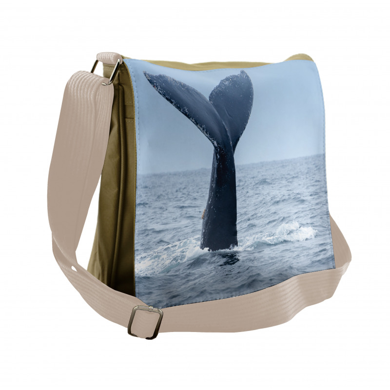 Whale Tail Puerto Lopez Messenger Bag