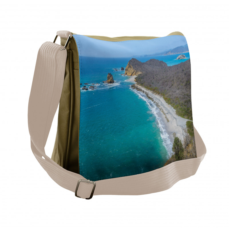 Los Frailes Beach Panoramic Messenger Bag