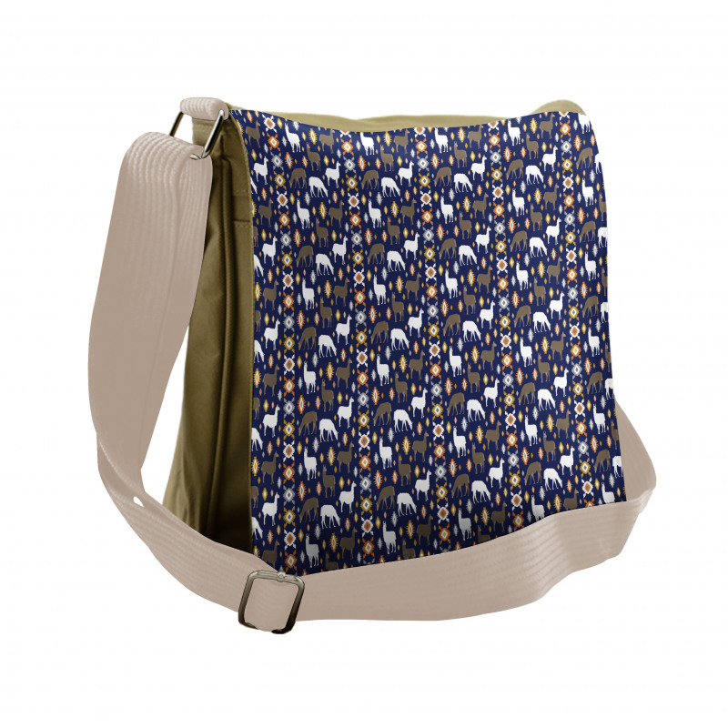 Boho Design Ornament Messenger Bag