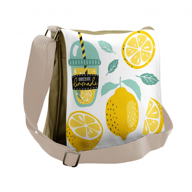 Homemade Lemonade with Pipe Messenger Bag