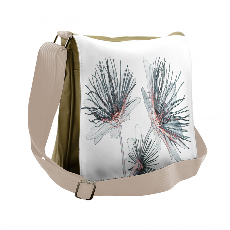 Xtray Effect Passion Flower Messenger Bag