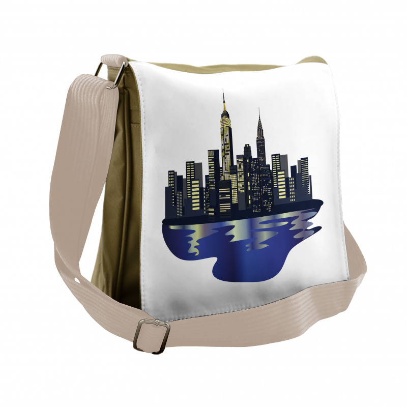 Metropolitan New York Night Messenger Bag