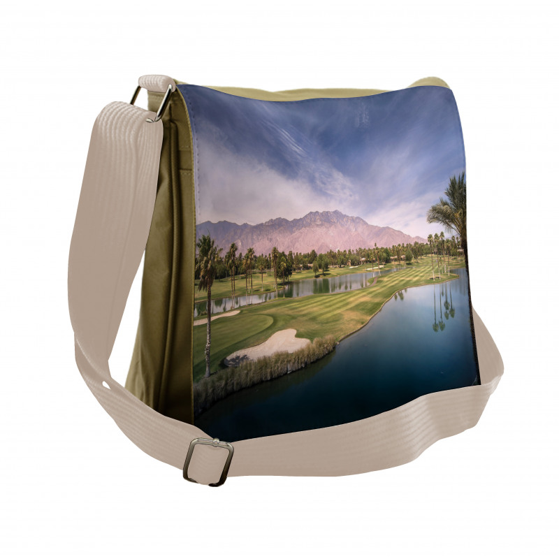 Picturesque Landscape of Chino Messenger Bag