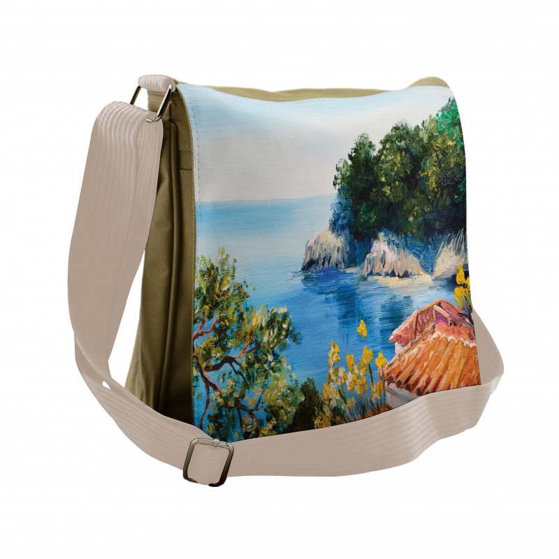 Mediterranean Scenery Messenger Bag
