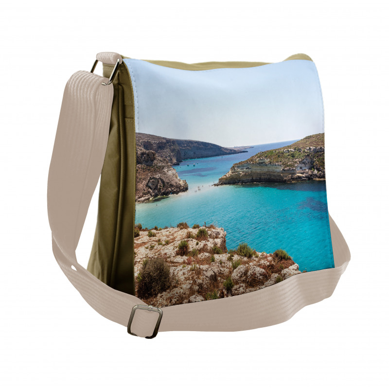 Lampedusa Island Pure Water Messenger Bag