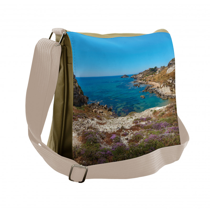 Paradise Sea Beach Italy Messenger Bag