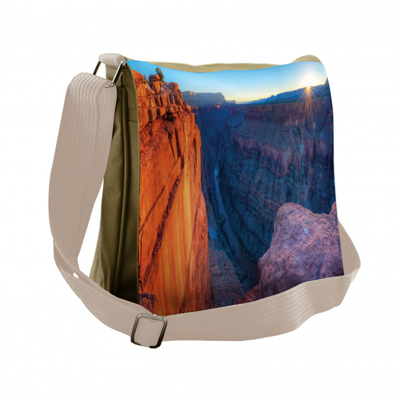 Sunrise at Toroweap Messenger Bag