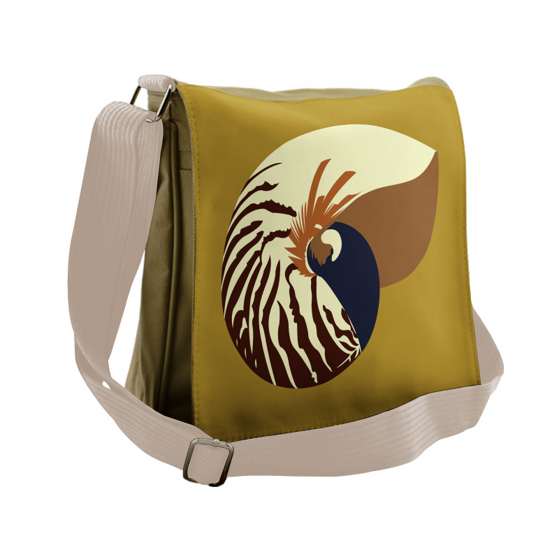 Nautilus Shell Underwater Messenger Bag