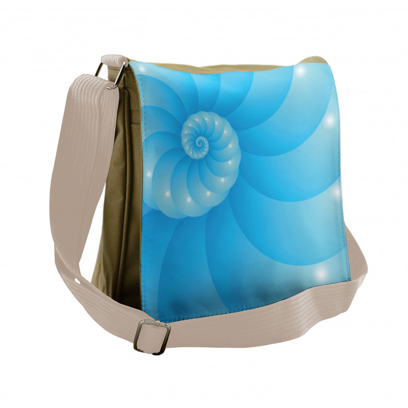 Depth of Ocean Nautical Shell Messenger Bag