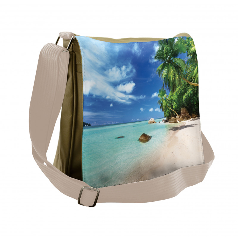 Seascape Nature Jungle Messenger Bag