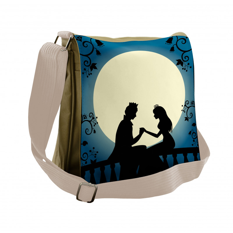 Classic Romantic Scene Messenger Bag