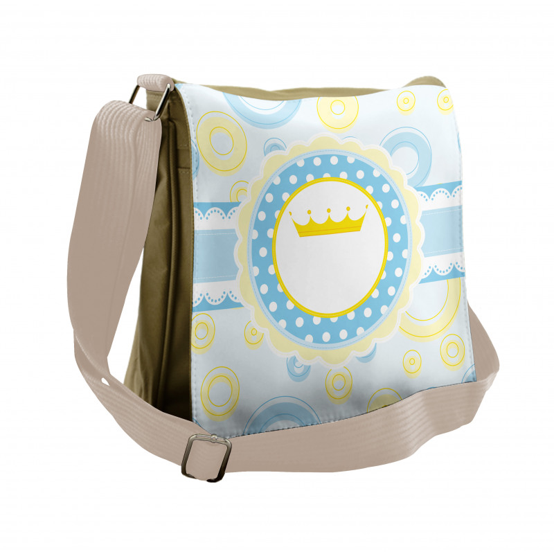 Royal Baby Crown Messenger Bag